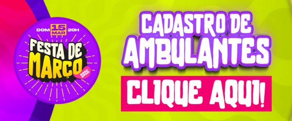 Cadastro de Ambulantes – Festa de Março 2026