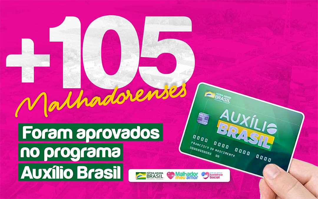 Confira a 2ª lista dos aprovados no Auxílio Brasil em Malhador